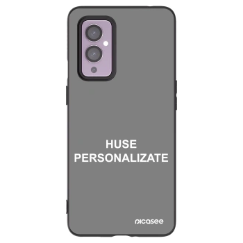 Picasee husă neagră din silicon pentru OnePlus 9 - Huse personalizate