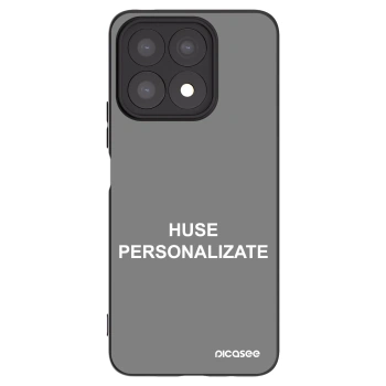 Picasee husă neagră din silicon pentru Honor X8a - Huse personalizate