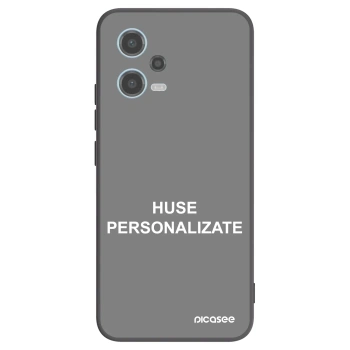 Picasee husă neagră din silicon pentru Xiaomi Redmi Note 12 5G - Huse personalizate