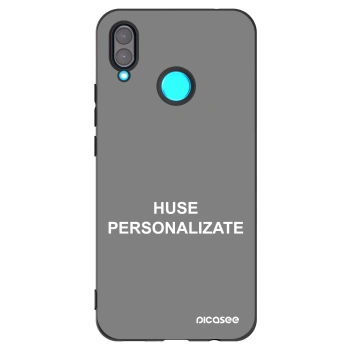 Picasee husă neagră din silicon pentru Huawei Nova 3 - Huse personalizate