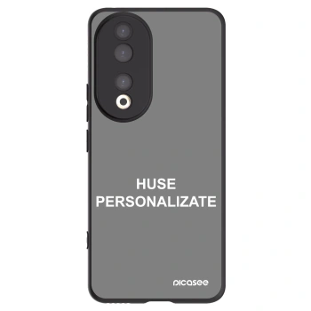 Picasee husă neagră din silicon pentru Honor 90 5G - Huse personalizate