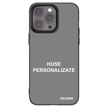 Picasee husă neagră din silicon pentru Apple iPhone 15 Pro Max - Huse personalizate
