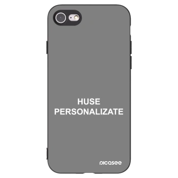 Picasee husă neagră din silicon pentru Apple iPhone 7 - Huse personalizate