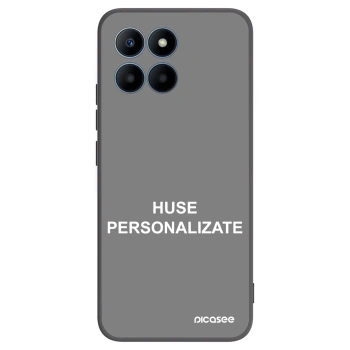 Picasee husă neagră din silicon pentru Honor 70 Lite - Huse personalizate