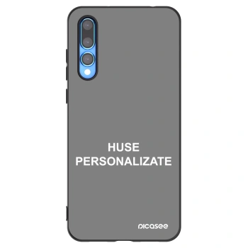 Picasee husă neagră din silicon pentru Huawei P20 Pro - Huse personalizate