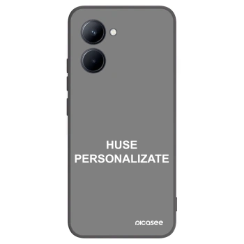 Picasee husă neagră din silicon pentru Realme C33 (2023) - Huse personalizate