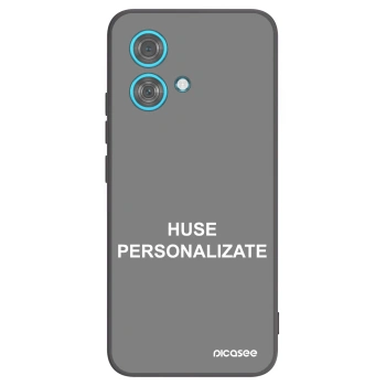 Picasee husă neagră din silicon pentru Motorola Edge 40 Neo - Huse personalizate