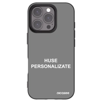 Picasee husă neagră din silicon pentru Apple iPhone 16 Pro - Huse personalizate