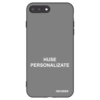 Picasee husă neagră din silicon pentru Apple iPhone 8 Plus - Huse personalizate