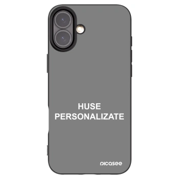Picasee husă neagră din silicon pentru Apple iPhone 16 Plus - Huse personalizate