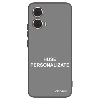 Picasee husă neagră din silicon pentru Motorola Moto G85 - Huse personalizate