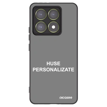 Picasee husă neagră din silicon pentru Xiaomi 14T - Huse personalizate