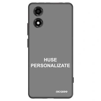 Picasee husă neagră din silicon pentru Motorola Moto E14 - Huse personalizate