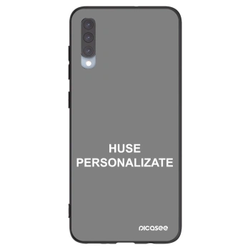 Picasee husă neagră din silicon pentru Samsung Galaxy A70 A705F - Huse personalizate