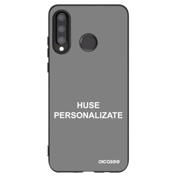 Picasee husă neagră din silicon pentru Huawei P30 Lite - Huse personalizate