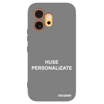 Picasee husă neagră din silicon pentru Honor 600 - Huse personalizate