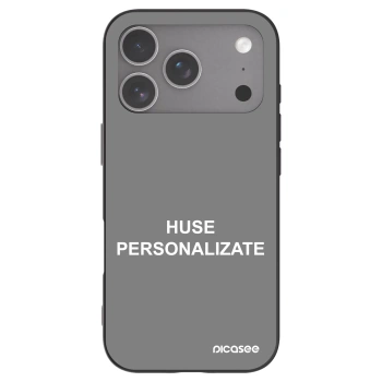 Picasee husă neagră din silicon pentru Apple iPhone 18 Pro - Huse personalizate