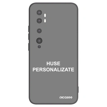 Picasee husă neagră din silicon pentru Xiaomi Mi Note 10 (Pro) - Huse personalizate
