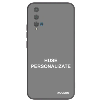 Picasee husă neagră din silicon pentru Huawei Nova 5T - Huse personalizate