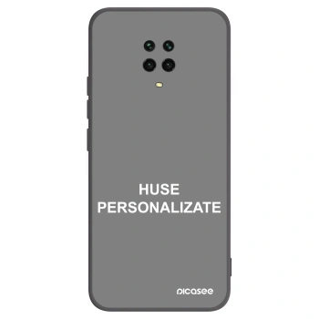 Picasee husă neagră din silicon pentru Xiaomi Redmi Note 9 Pro - Huse personalizate