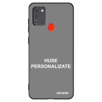 Picasee husă neagră din silicon pentru Samsung Galaxy A21s - Huse personalizate