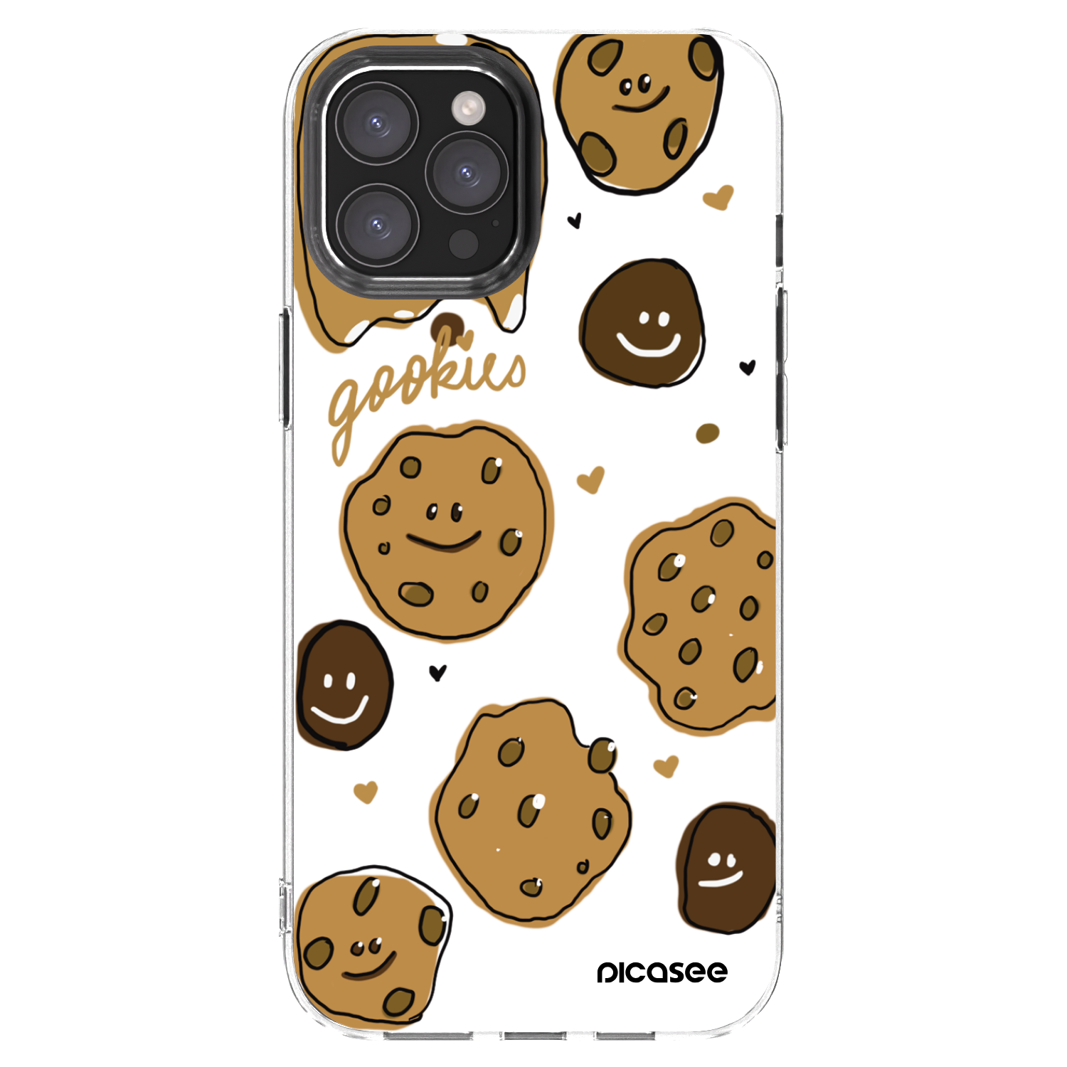 Picasee husă transparentă din silicon pentru Apple iPhone 12 Pro Max - Gookies