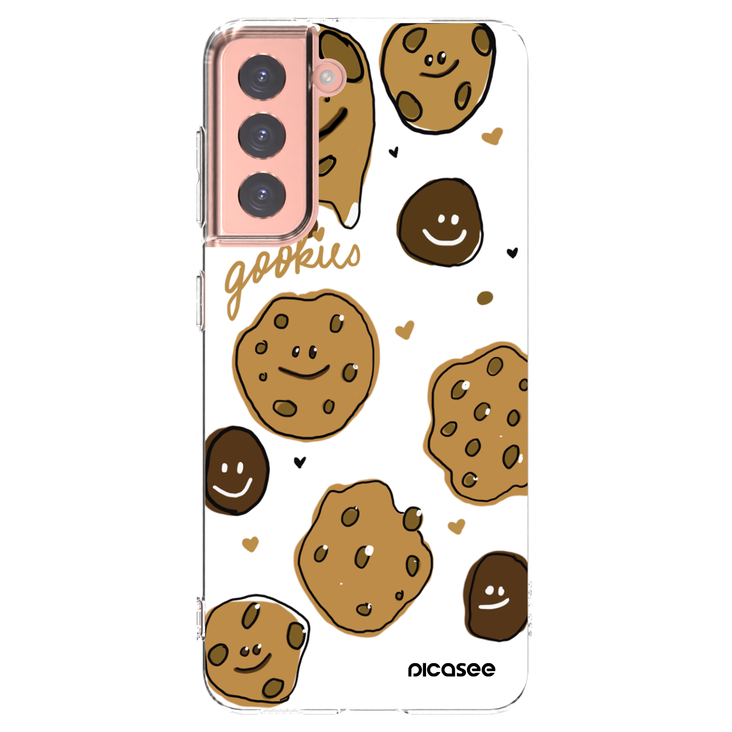 Picasee husă transparentă din silicon pentru Samsung Galaxy S21 5G G991B - Gookies