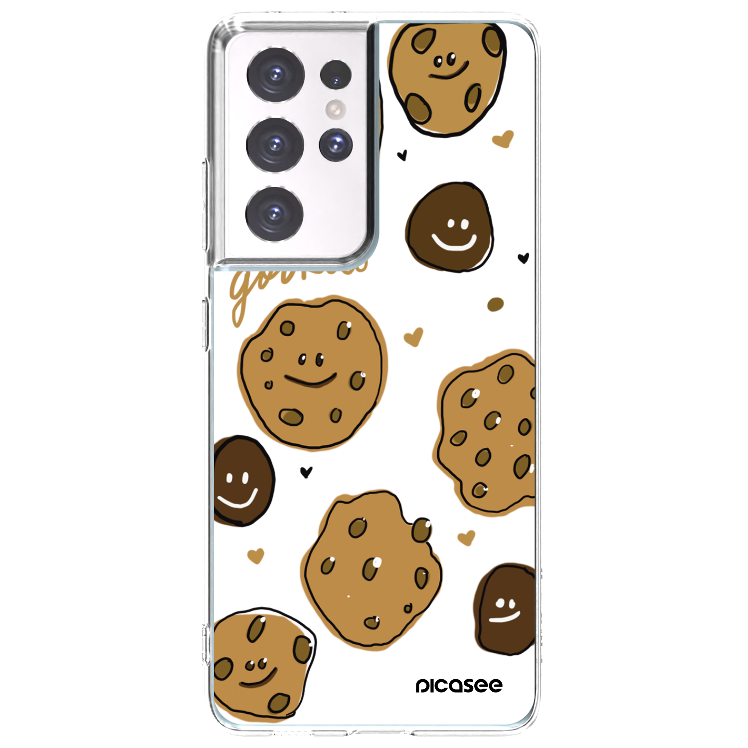 Picasee husă transparentă din silicon pentru Samsung Galaxy S21 Ultra 5G G998B - Gookies