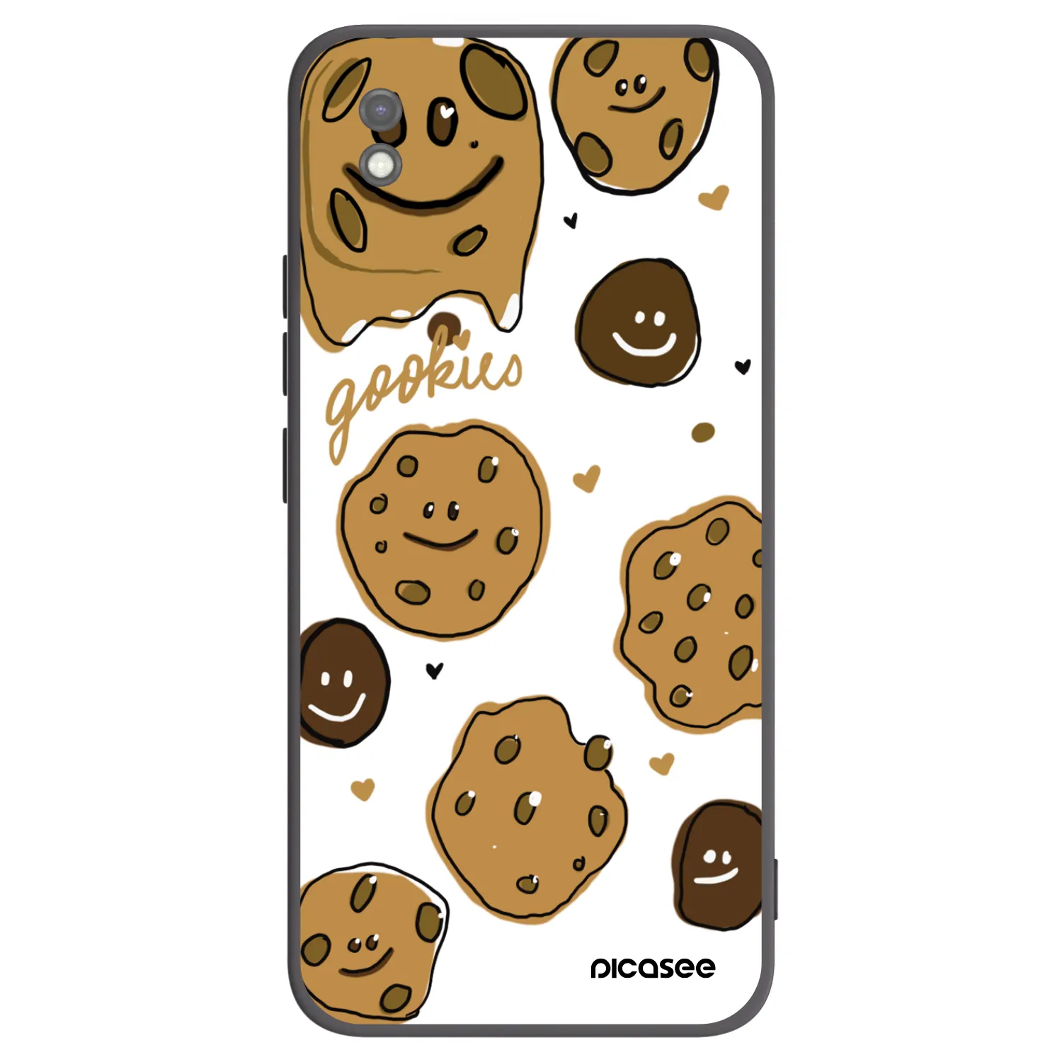 Picasee husă neagră din silicon pentru Xiaomi Redmi 9AT - Gookies