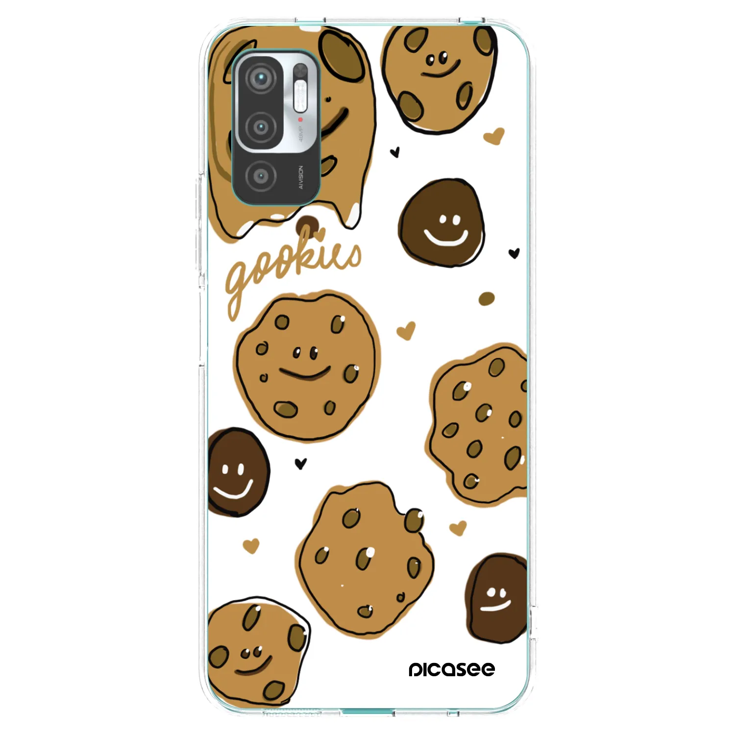 Picasee husă transparentă din silicon pentru Xiaomi Redmi Note 10 5G - Gookies