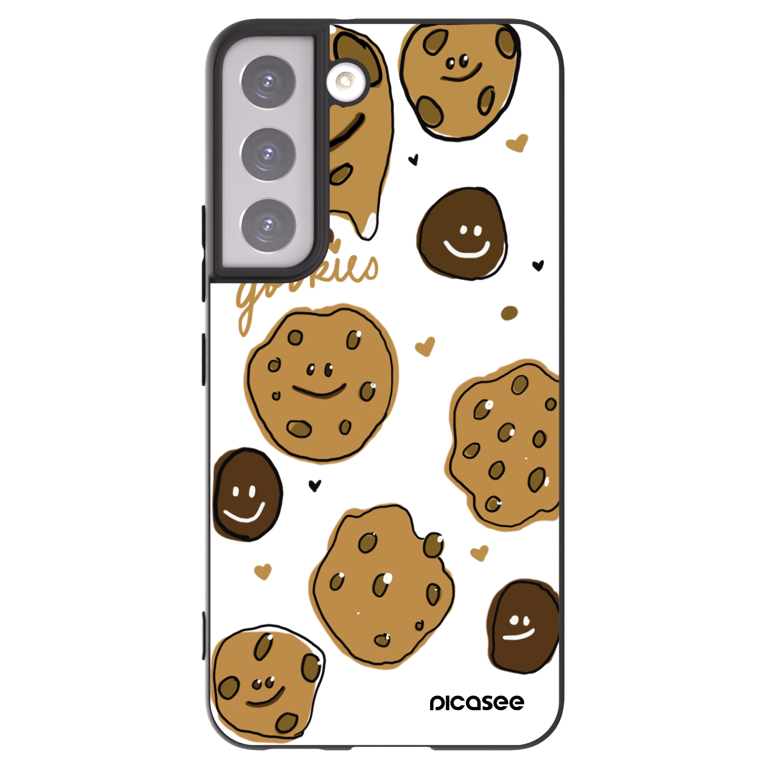 Picasee husă neagră din silicon pentru Samsung Galaxy S22 5G - Gookies