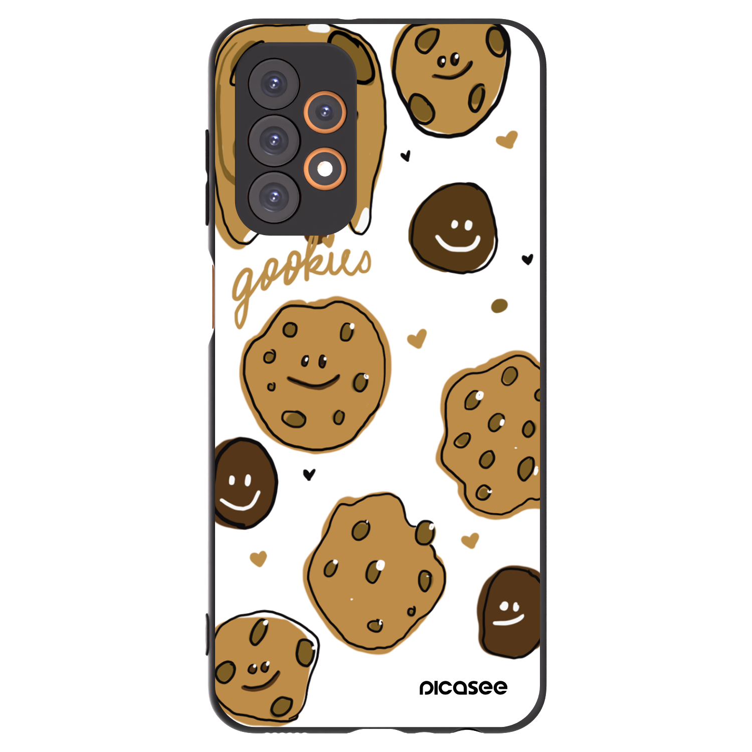 Picasee husă neagră din silicon pentru Samsung Galaxy A23 A236B 5G - Gookies
