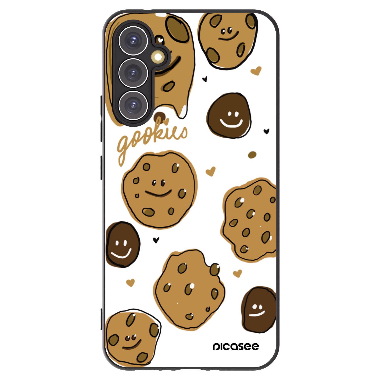 Picasee husă neagră din silicon pentru Samsung Galaxy A34 5G A346B - Gookies