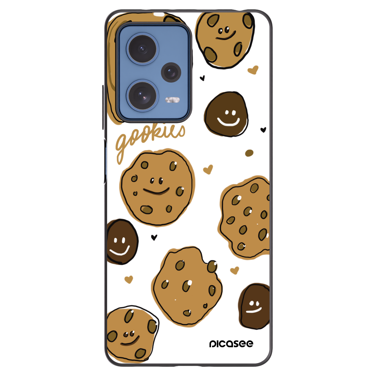 Picasee husă neagră din silicon pentru Xiaomi Redmi Note 12 Pro 5G - Gookies