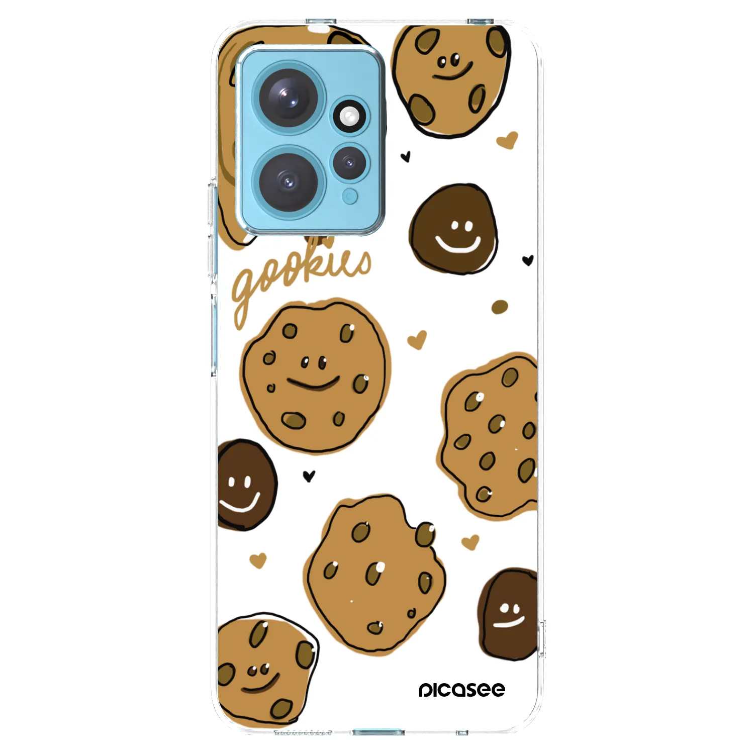 Picasee husă transparentă din silicon pentru Xiaomi Redmi Note 12 4G - Gookies