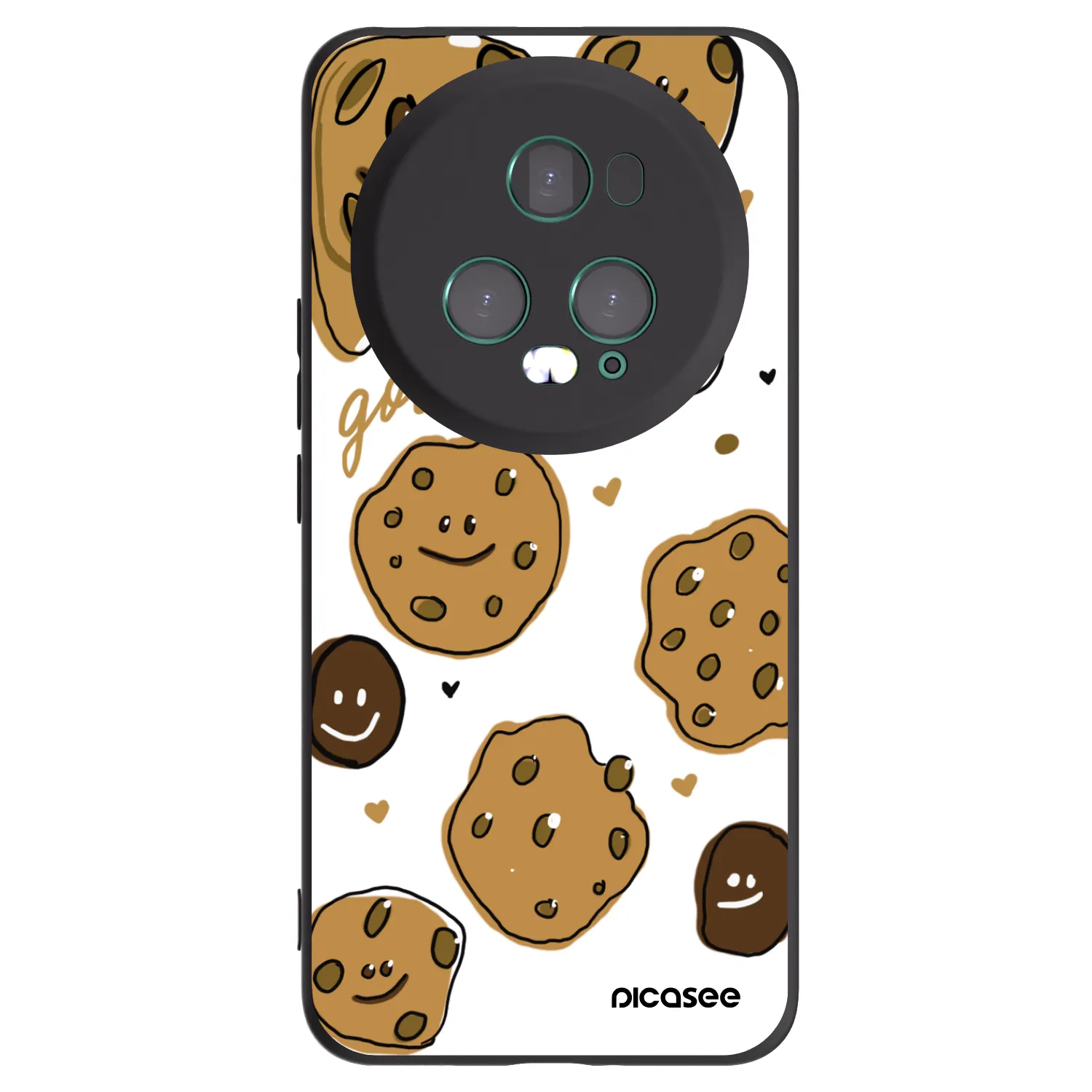 Picasee husă neagră din silicon pentru Honor Magic5 Pro - Gookies
