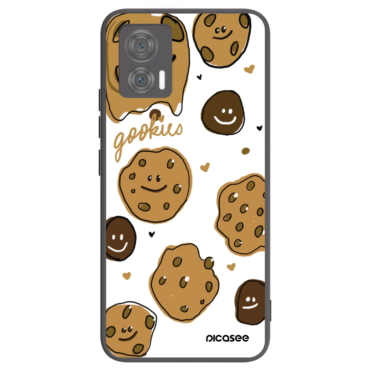 Picasee husă neagră din silicon pentru Motorola Edge 30 Neo - Gookies