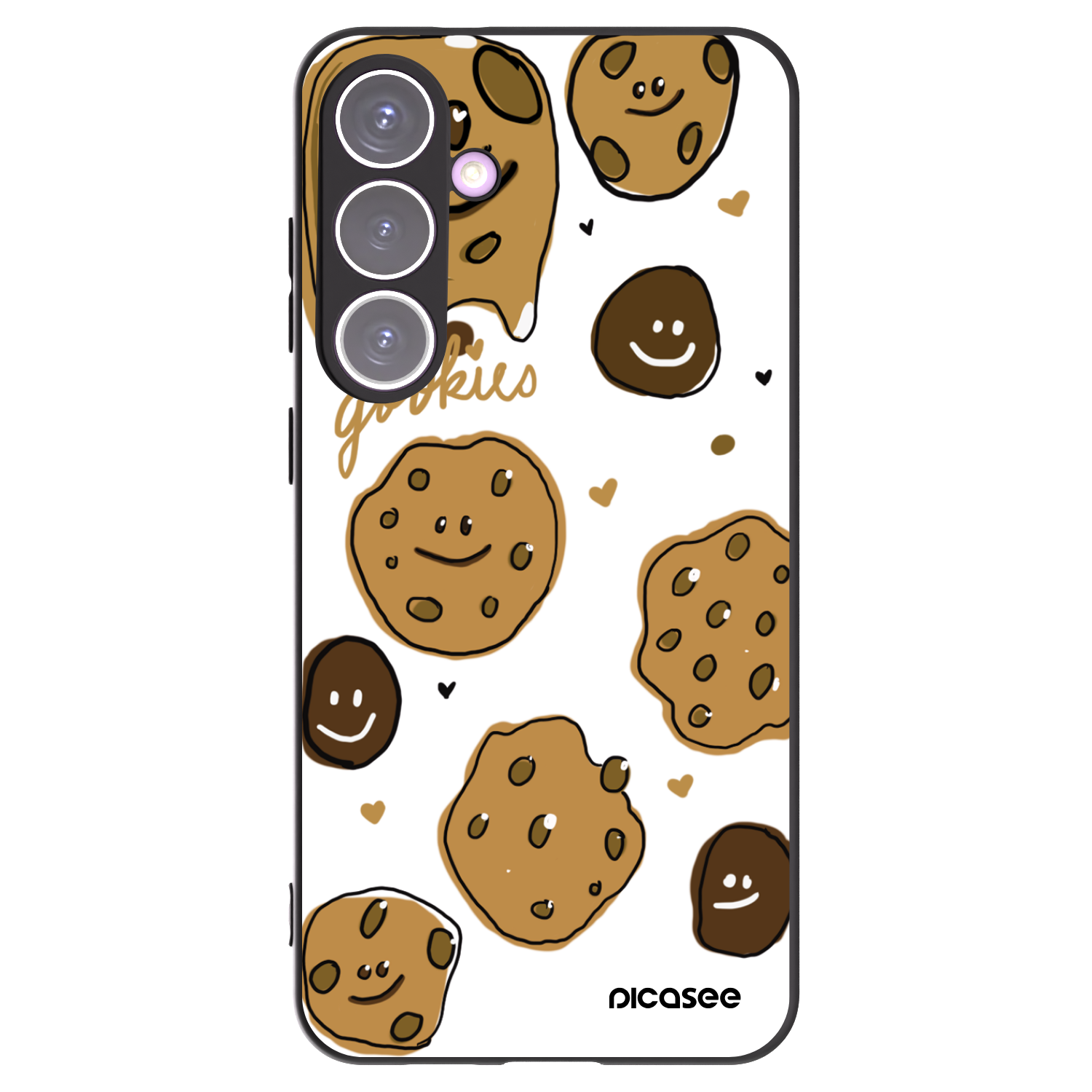 Picasee husă neagră din silicon pentru Samsung Galaxy S24+ S926B 5G - Gookies