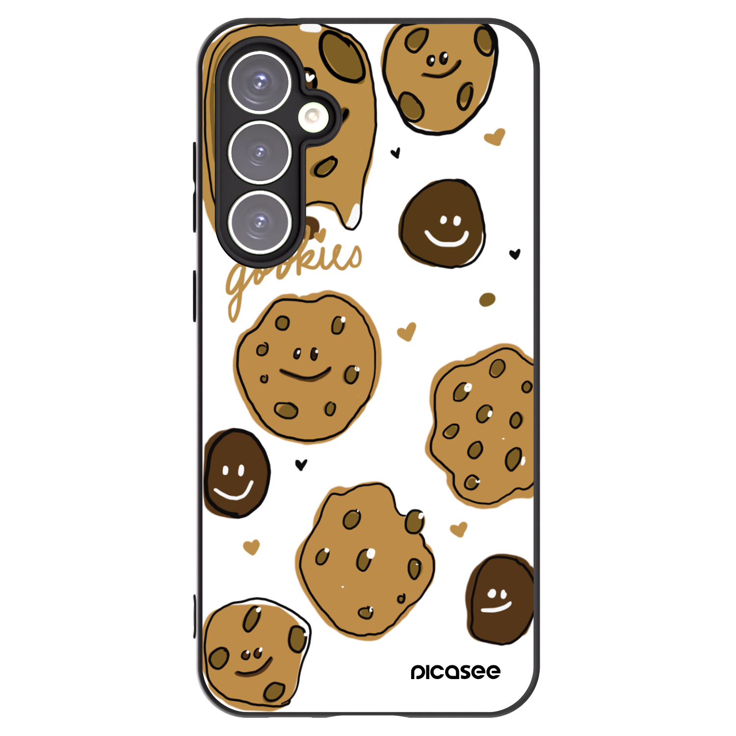 Picasee husă neagră din silicon pentru Samsung Galaxy S23 FE S711B - Gookies