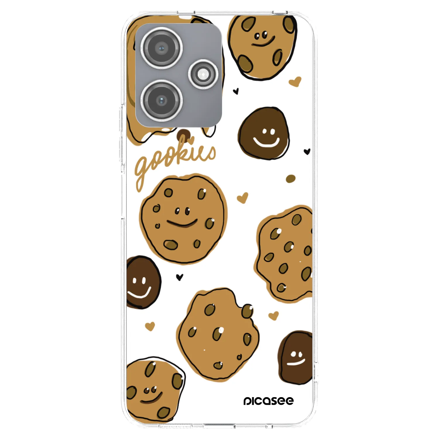 Picasee husă transparentă din silicon pentru Xiaomi Redmi 12 5G - Gookies