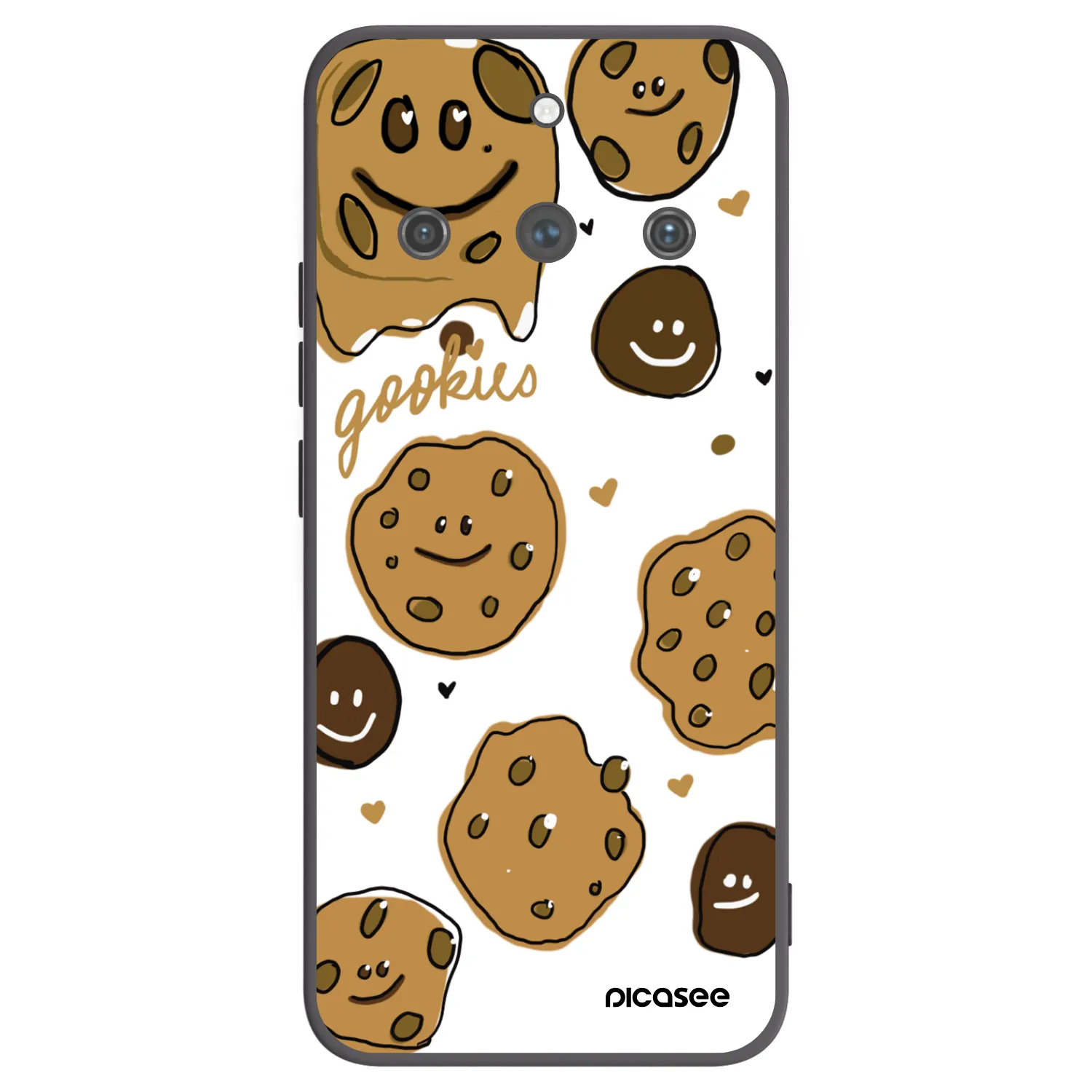 Picasee husă neagră din silicon pentru Realme 11 Pro+ - Gookies