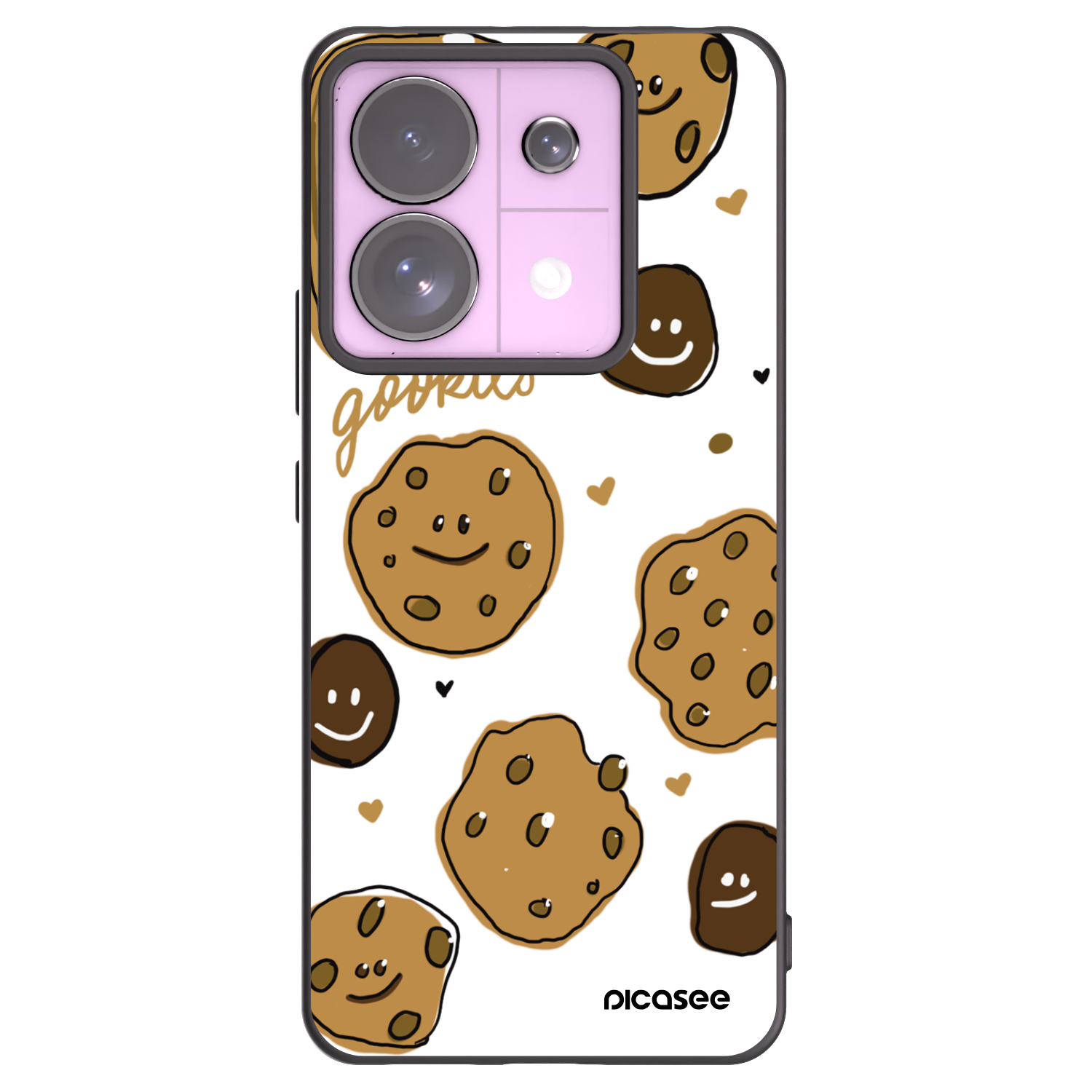 Picasee husă neagră din silicon pentru Xiaomi Redmi Note 13 Pro 5G - Gookies