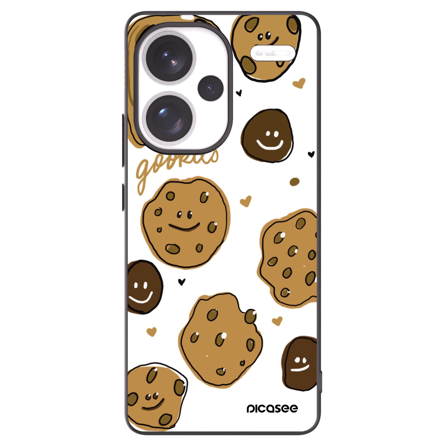 Picasee husă neagră din silicon pentru Xiaomi Redmi Note 13 Pro+ 5G - Gookies