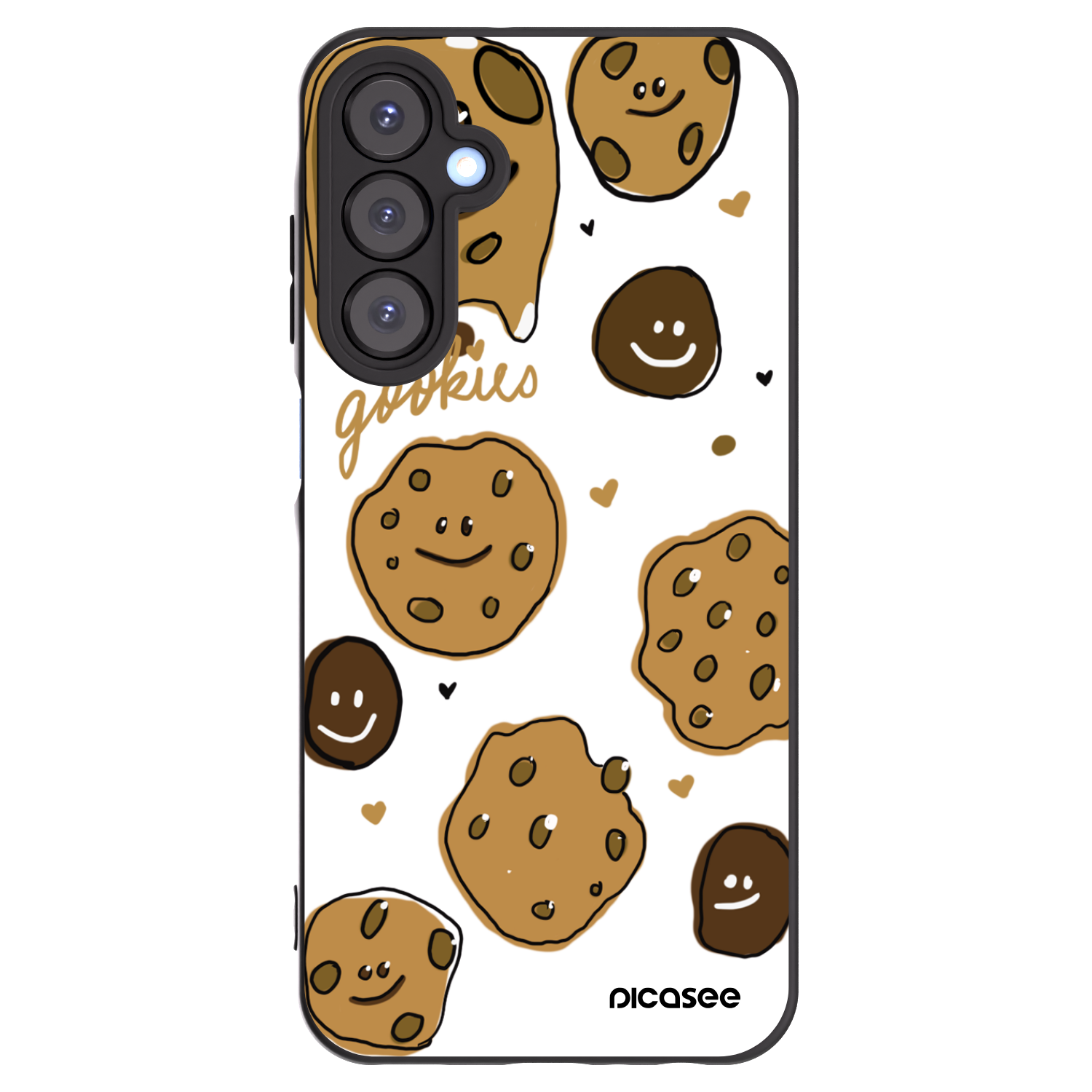 Picasee husă neagră din silicon pentru Samsung Galaxy A25 A256B 5G - Gookies