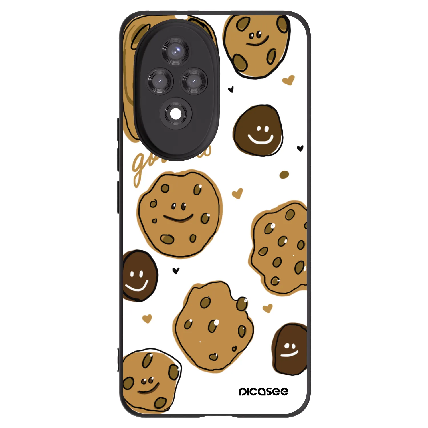 Picasee husă neagră din silicon pentru Honor 200 Pro 5G - Gookies