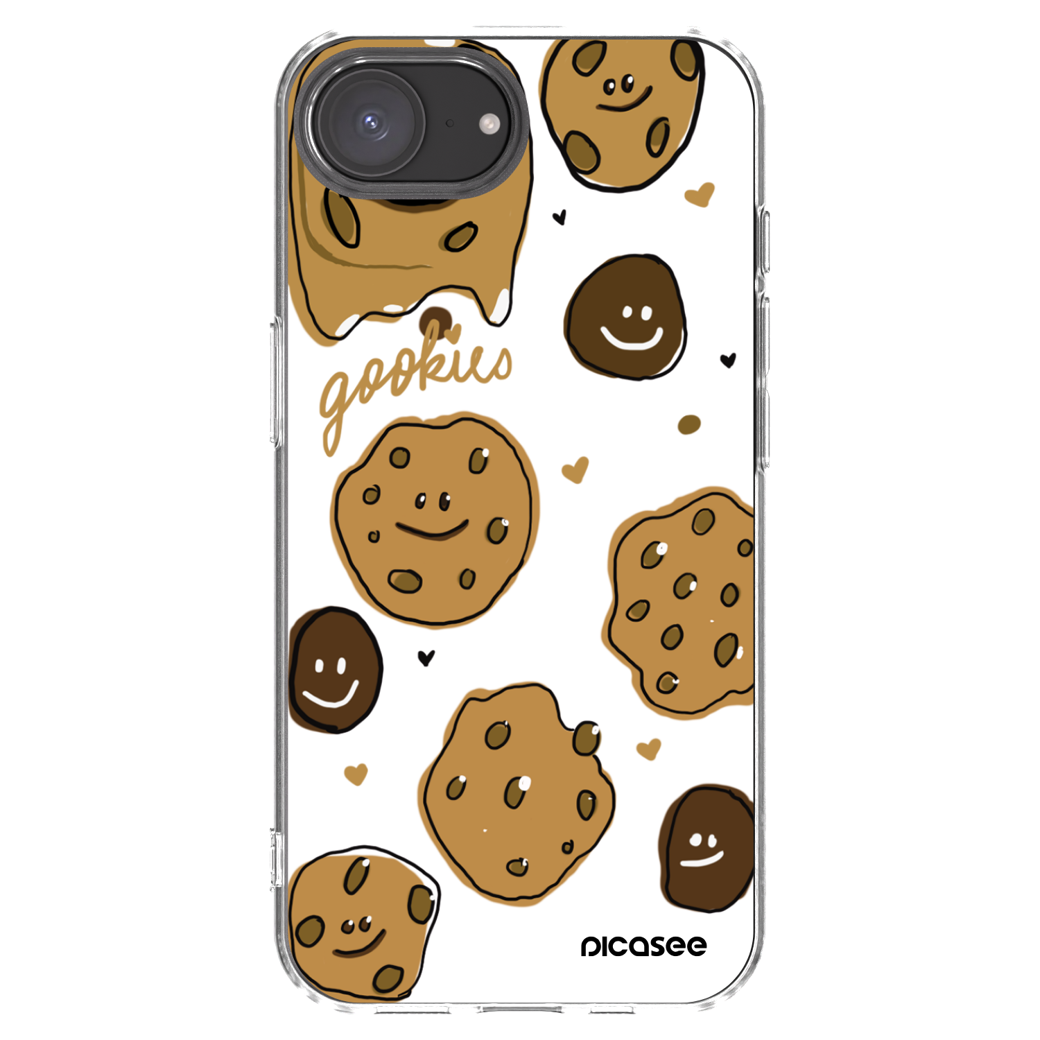 Picasee husă transparentă din silicon pentru Apple iPhone 16e - Gookies