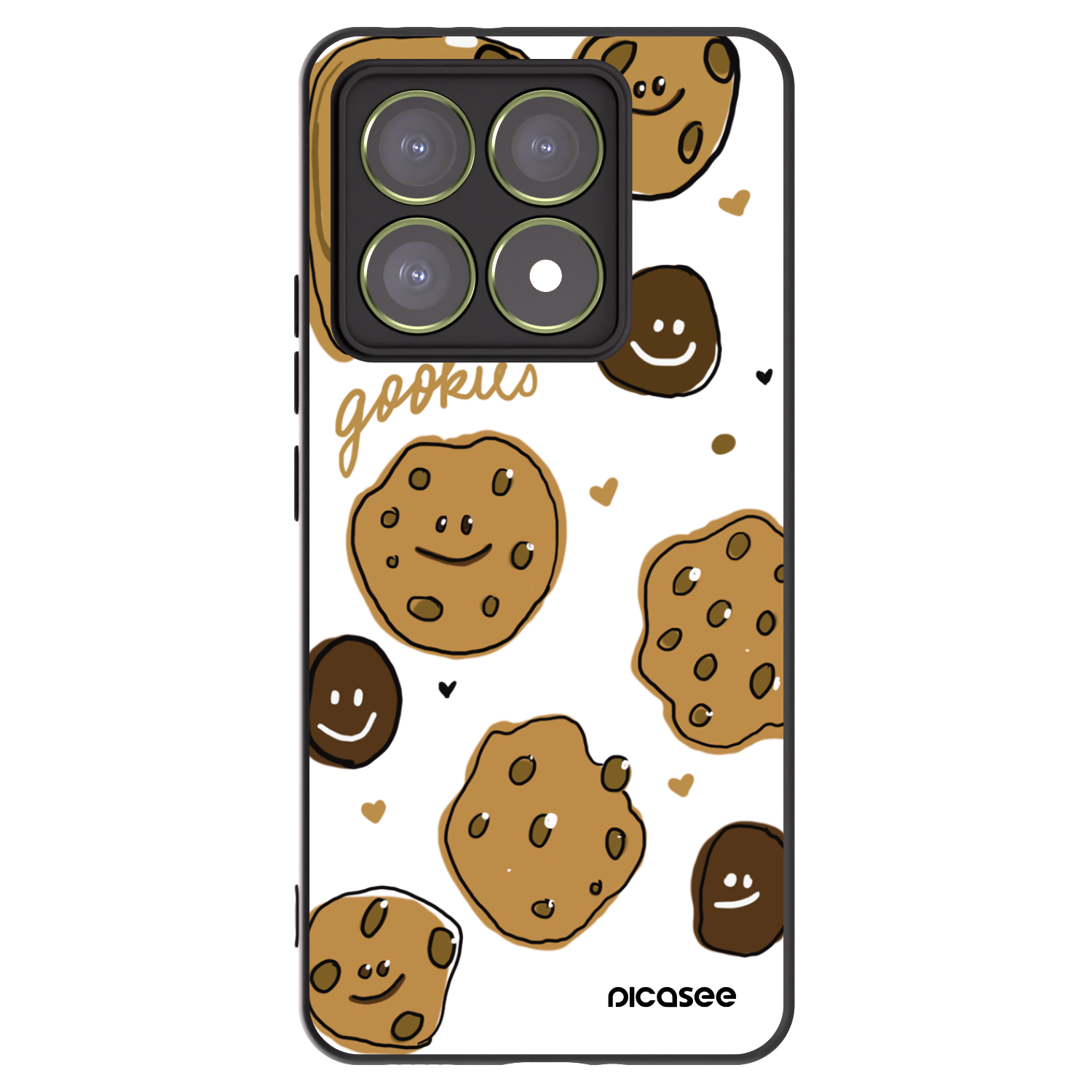 Picasee husă neagră din silicon pentru Xiaomi 14T - Gookies