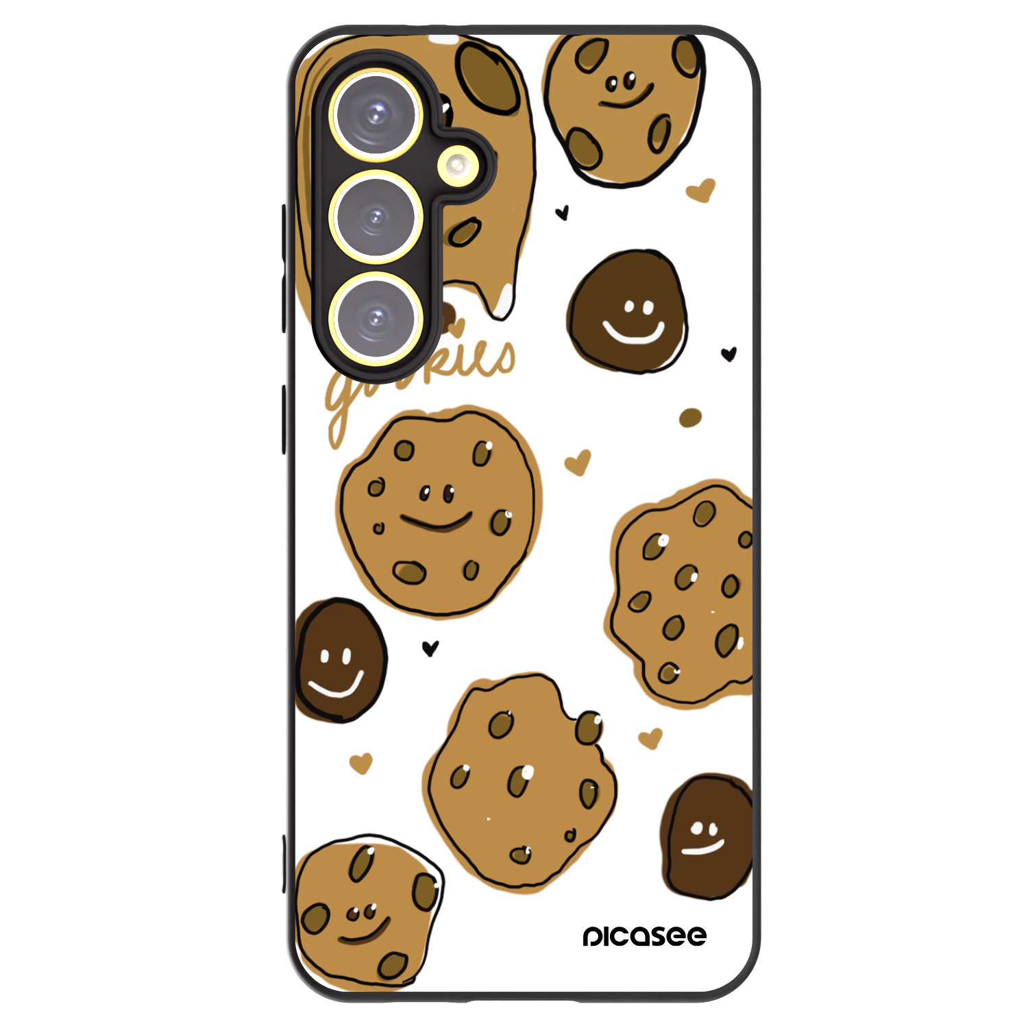 Picasee husă neagră din silicon pentru Samsung Galaxy S24 FE S721B - Gookies