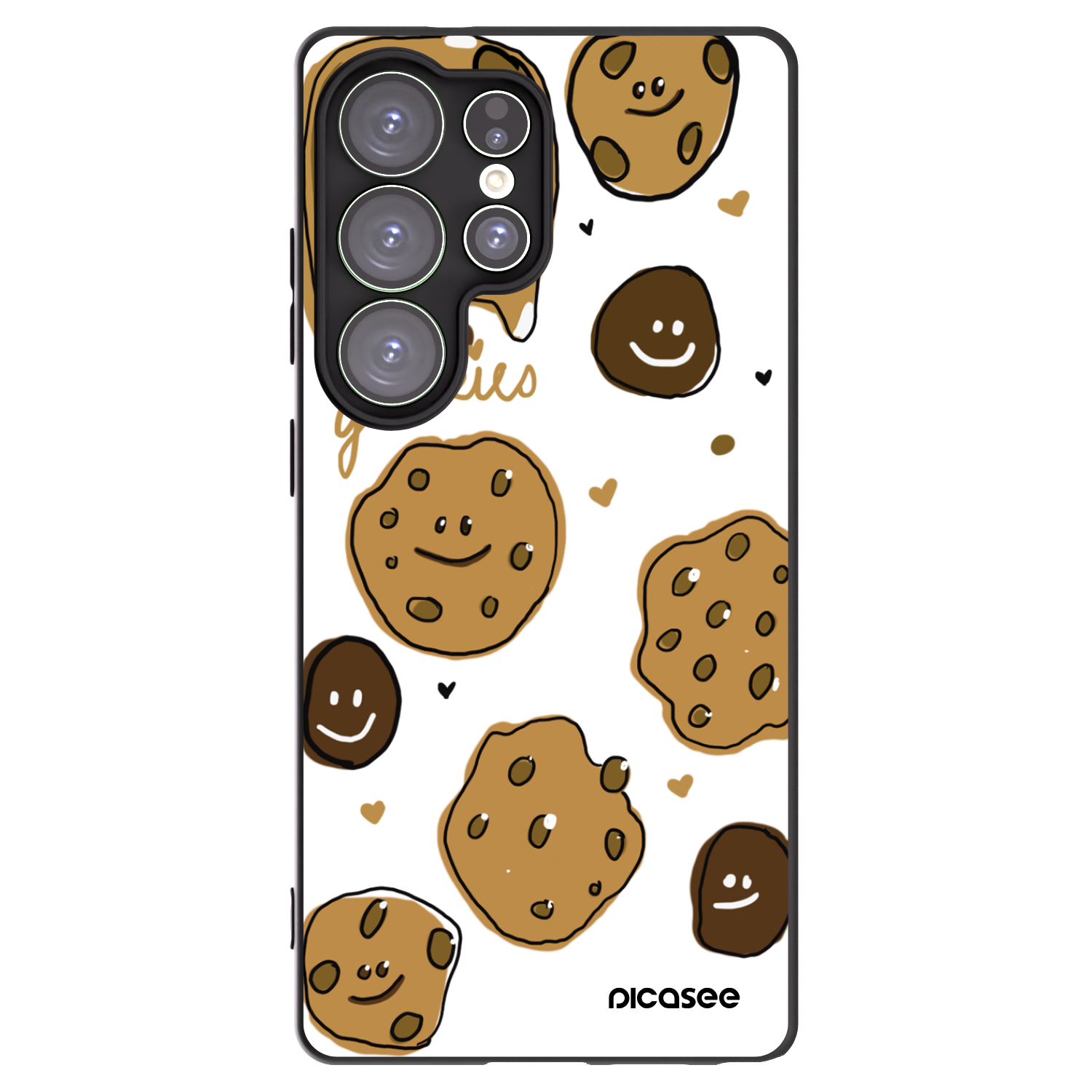 Picasee husă neagră din silicon pentru Samsung Galaxy S25 Ultra 5G - Gookies