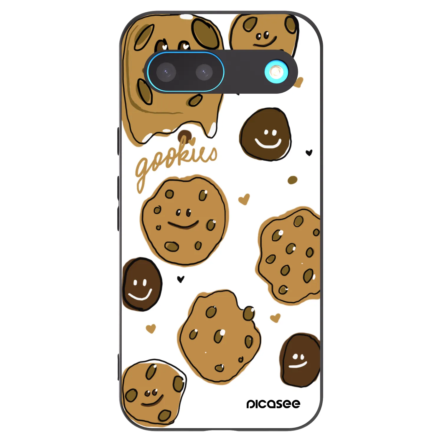 Picasee husă neagră din silicon pentru Google Pixel 8 - Gookies